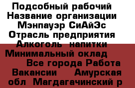 Подсобный рабочий › Название организации ­ Мэнпауэр СиАйЭс › Отрасль предприятия ­ Алкоголь, напитки › Минимальный оклад ­ 20 800 - Все города Работа » Вакансии   . Амурская обл.,Магдагачинский р-н